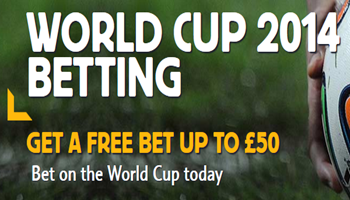 Betfair World Cup Free Bet Offer