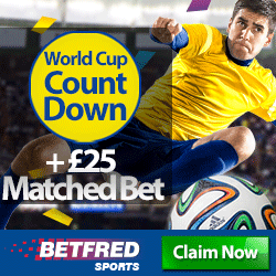 Betfred World Cup Free Bet Offer